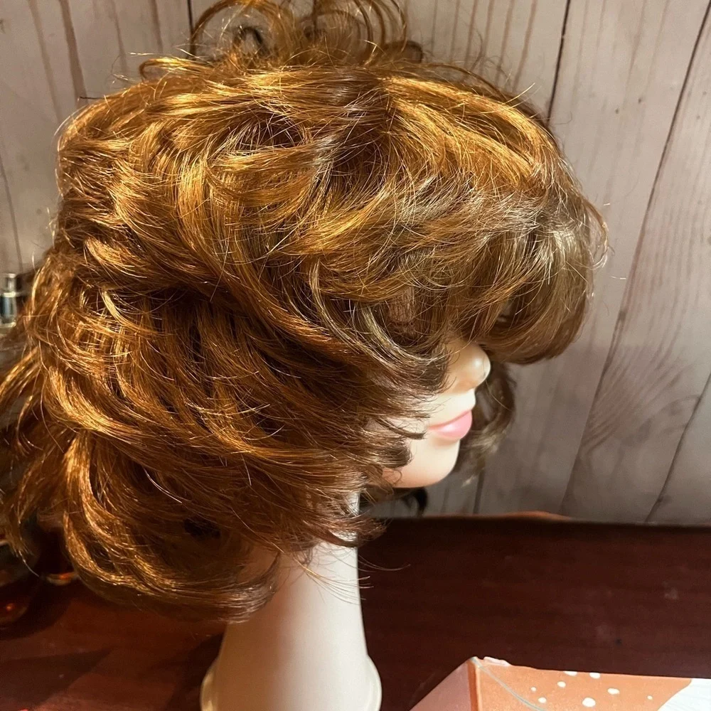 R & B Collection Curly Fluffy Full layered Color 27 Wig For Women